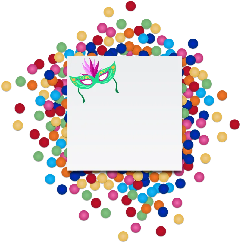 Confetti Note Carnival Stickdatei – Musik