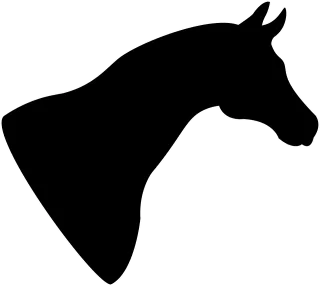 Horse Nature Silhouette Stickdatei