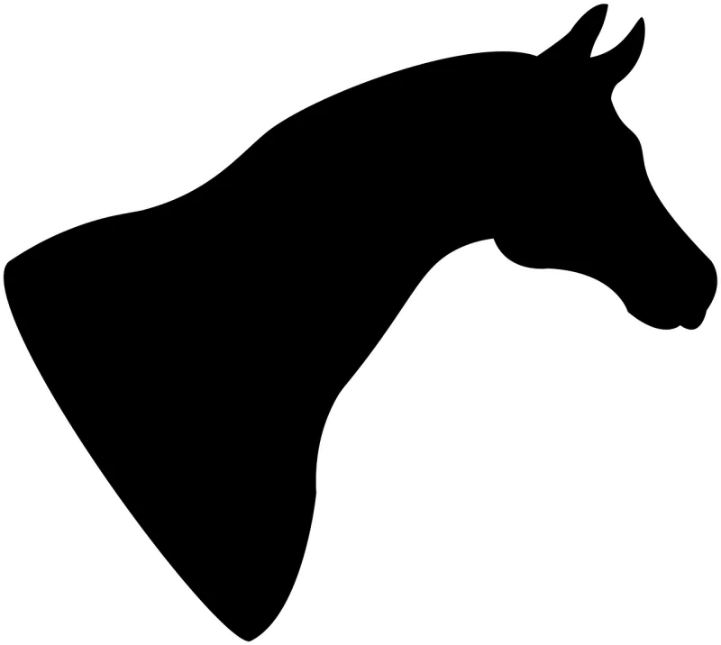 Horse Nature Silhouette Stickdatei – Tiere