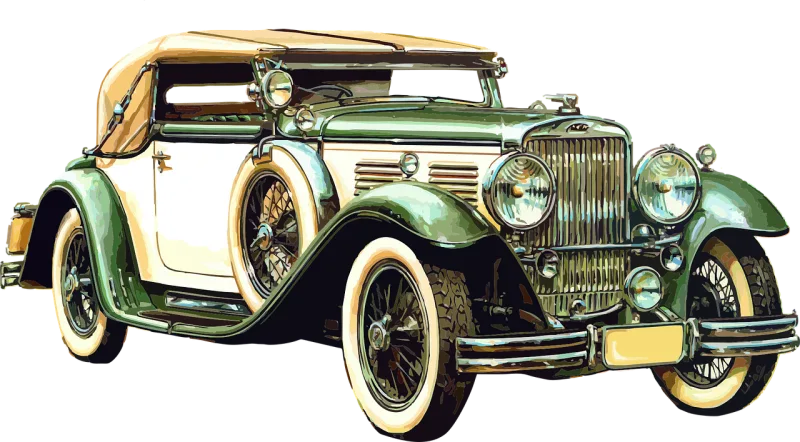 Old car Vintage Transport Stickdatei – Fahrzeuge
