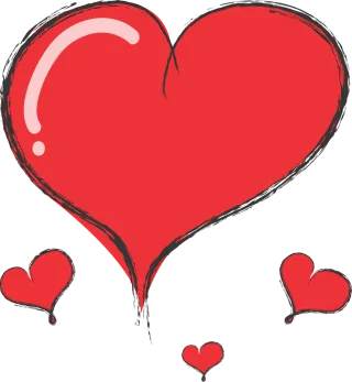 Heart Cute heart Hearts Stickdatei