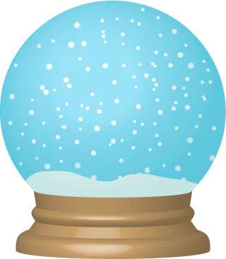 Snow globe Snow Nature Stickdatei
