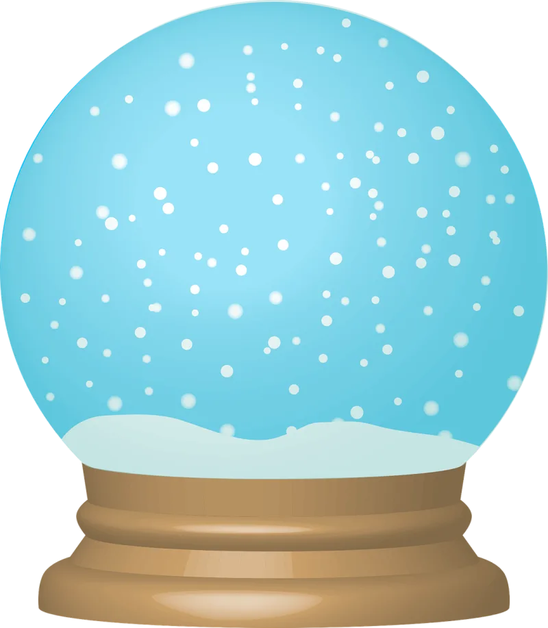 Snow globe Snow Nature Stickdatei – Weihnachten