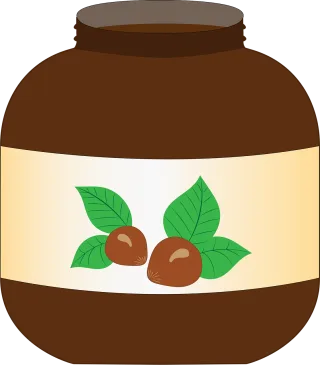Pot Nutella Spread Stickdatei