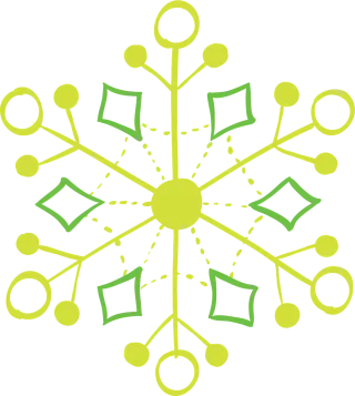 Snowflake Winter Christmas Stickdatei