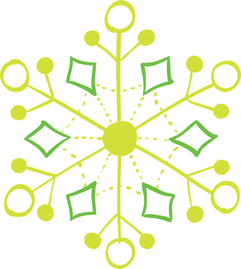 Snowflake Winter Christmas Stickdatei – Weihnachten