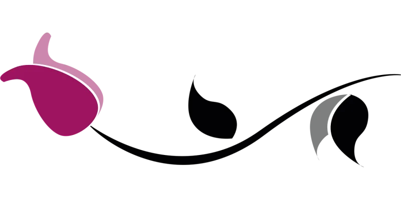 Rose Logo Flower background Stickdatei – Blumen