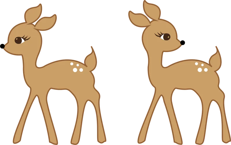 Deer Application Bambi Stickdatei – Natur