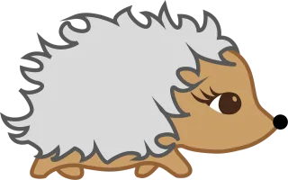 Hedgehog Fall Hibernation Stickdatei