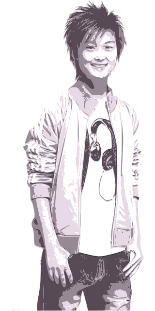 Boy Person People Stickdatei – Musik