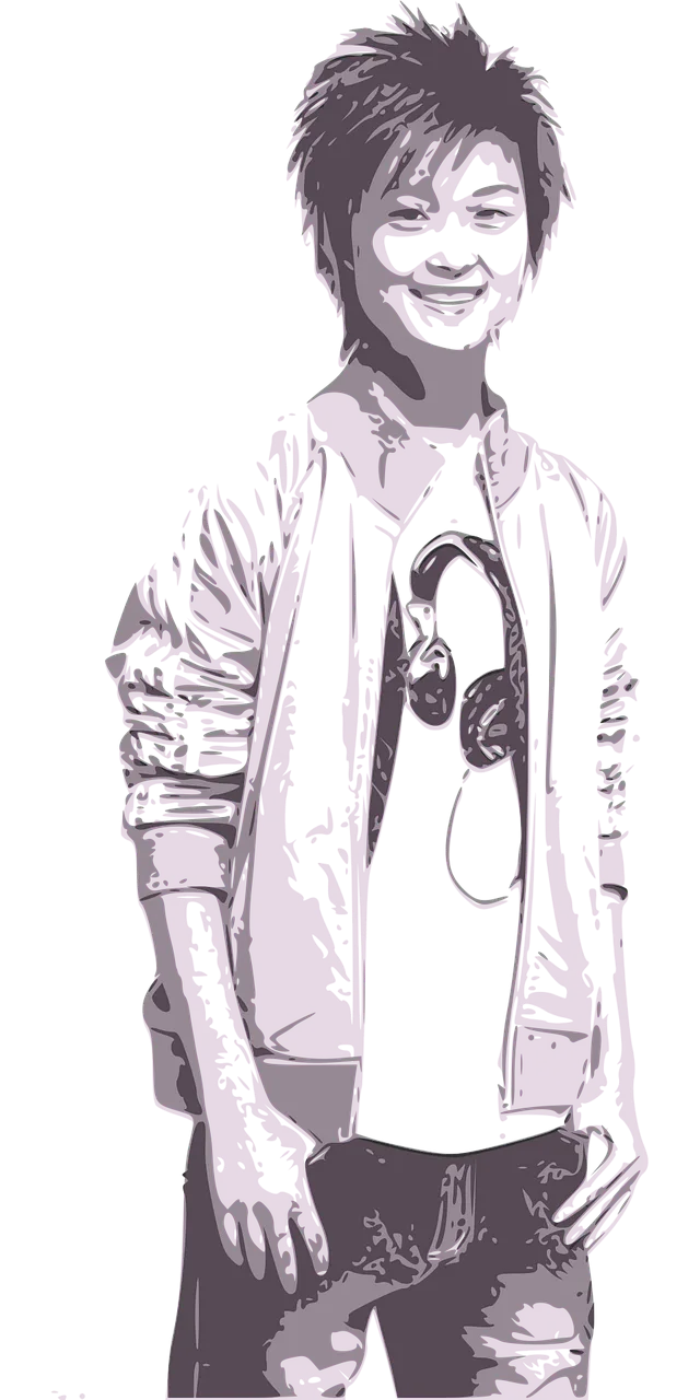 Boy Person People Stickdatei – Musik