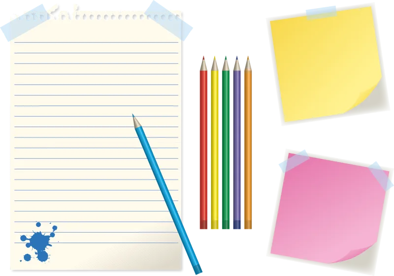 Note Adhesive note Blue Stickdatei – Musik