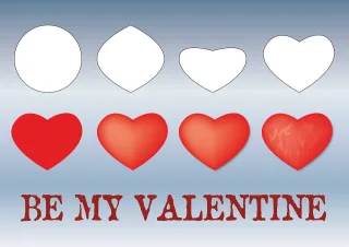 Heart Valentine's day Hearts Stickdatei