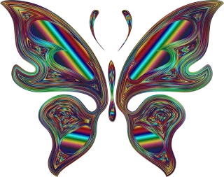 Iridescent Chromatic Nature Stickdatei