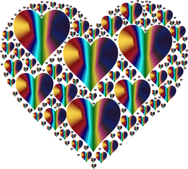 Heart Hearts 3 Love Stickdatei – Herzen & Liebe
