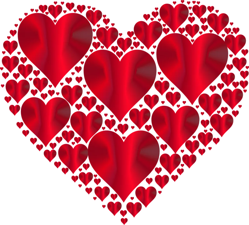 Heart Hearts 3 Love Stickdatei – Herzen & Liebe