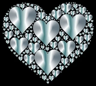 Heart Nature Hearts 3 Stickdatei – Herzen & Liebe