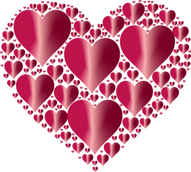 Heart Hearts 3 Love Stickdatei – Herzen & Liebe