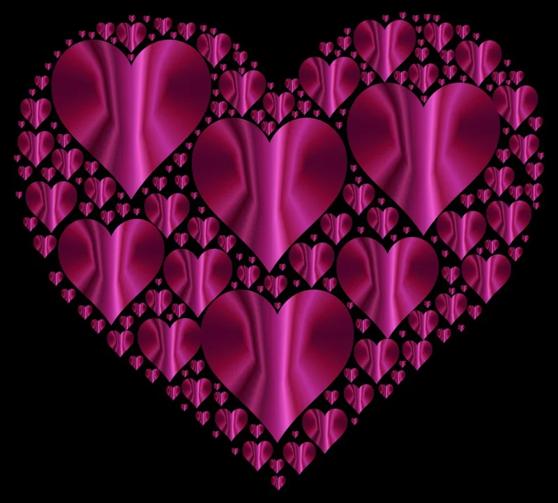 Heart Hearts 3 Love Stickdatei – Herzen & Liebe