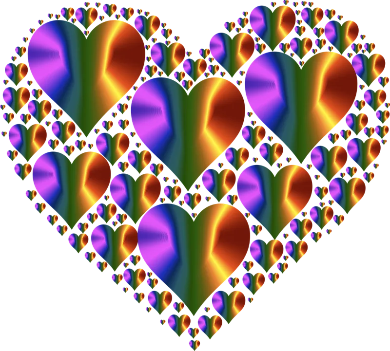 Heart Hearts 3 Love Stickdatei – Herzen & Liebe