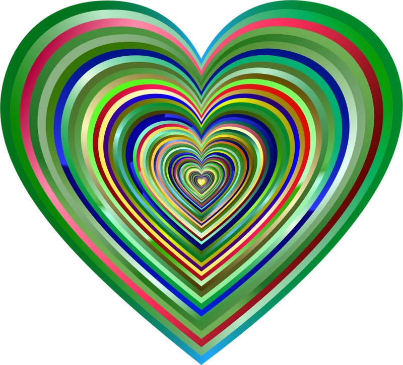Colorful Prismatic Chromatic Stickdatei – Herzen & Liebe