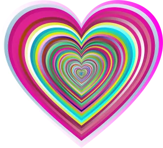 Colorful Prismatic Chromatic Stickdatei – Herzen & Liebe