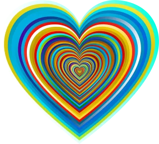 Colorful Prismatic Chromatic Stickdatei – Herzen & Liebe