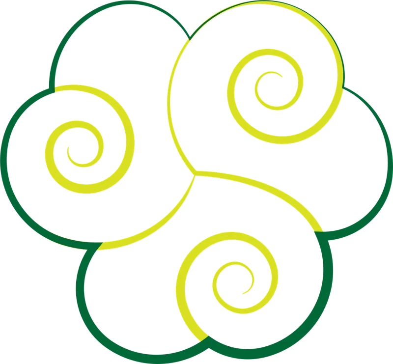Cloud Celtic Green Stickdatei – Natur