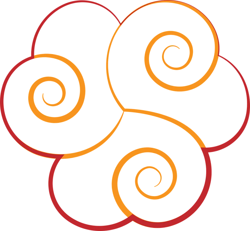 Cloud Celtic Red Stickdatei – Natur