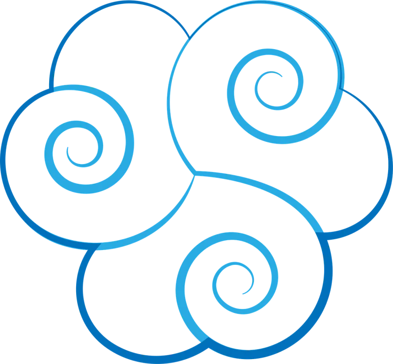 Cloud Celtic Blue Stickdatei – Natur