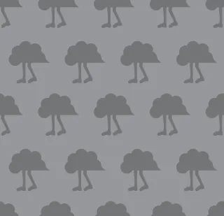 Cloud Pattern Walking Stickdatei