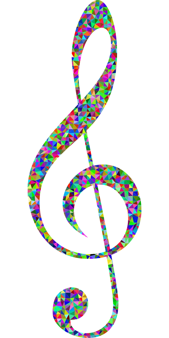 Colorful Prismatic Nature Stickdatei – Musik