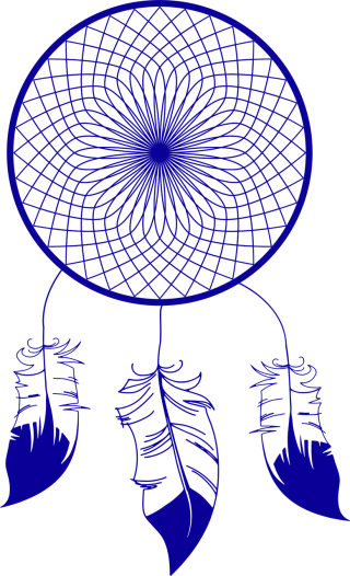 Dream catcher Native american Indian Stickdatei
