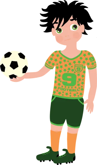 Footballer Football Sport Stickdatei