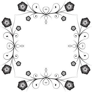 Flower Floral Flourish Stickdatei