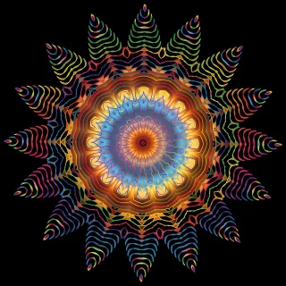 Colorful Prismatic Chromatic Stickdatei