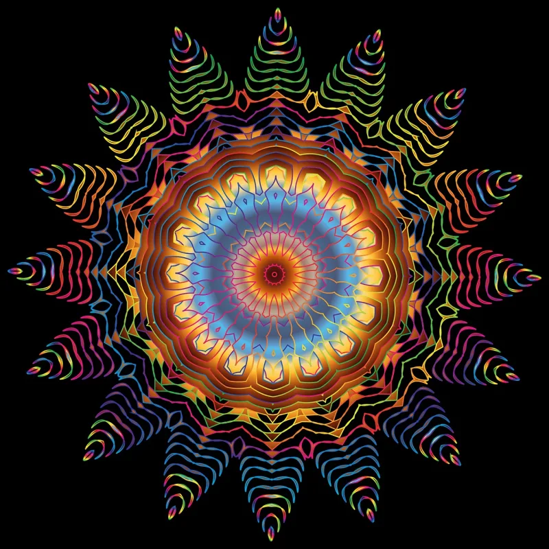 Colorful Prismatic Chromatic Stickdatei – Kinder