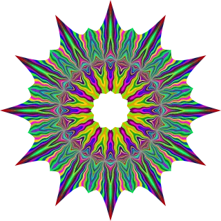 Colorful Prismatic Chromatic Stickdatei – Natur