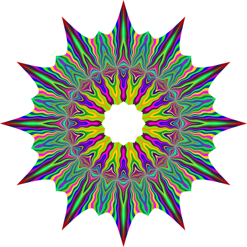 Colorful Prismatic Chromatic Stickdatei – Natur