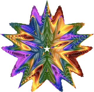 Colorful Prismatic Chromatic Stickdatei – Natur