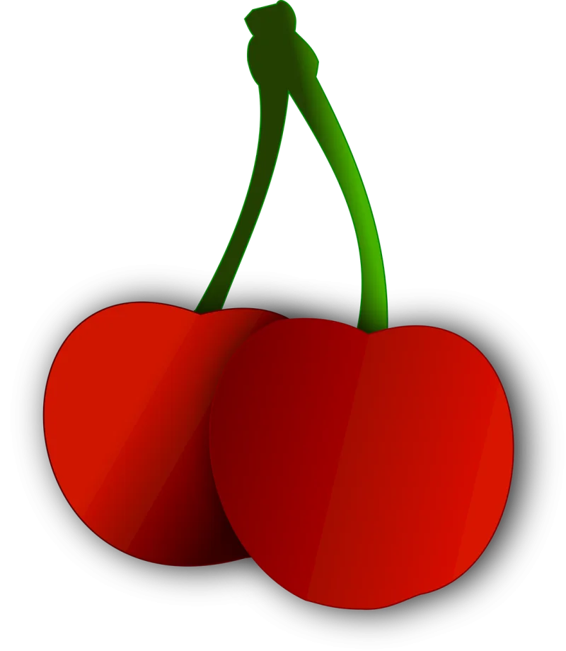 Cherry Fruit Vector image Stickdatei – Essen & Trinken