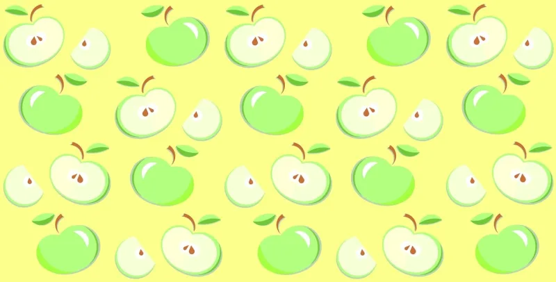 Apples Apple Beautiful wallpaper Stickdatei – Essen & Trinken