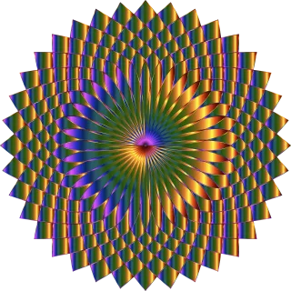 Colorful Flower background Prismatic Stickdatei