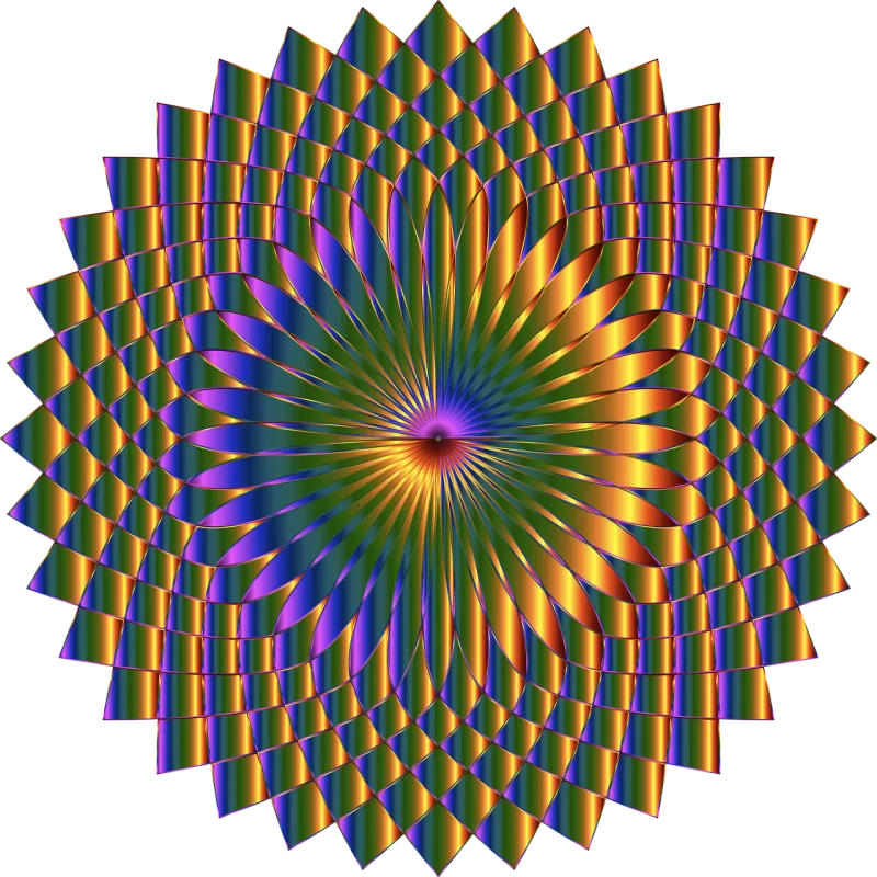 Colorful Flower background Prismatic Stickdatei – Blumen