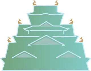 Osaka castle Castle Building Stickdatei