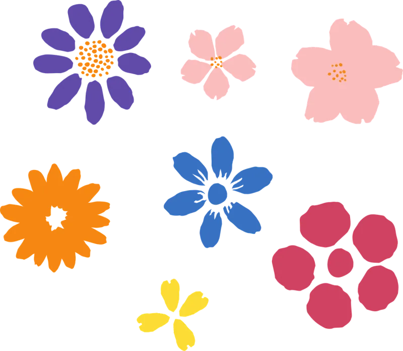 Flowers Nature Flower background Stickdatei – Blumen