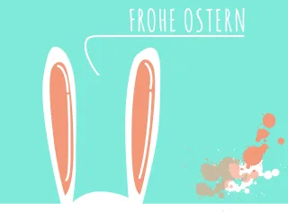 Happy easter Nature Fixed Stickdatei