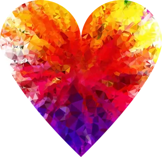 Colorful Prismatic Chromatic Stickdatei – Herzen & Liebe