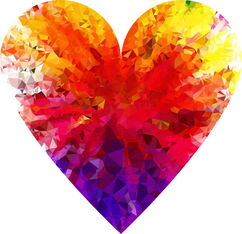 Colorful Prismatic Chromatic Stickdatei – Herzen & Liebe