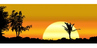 Maui Hawaii Sunset Stickdatei